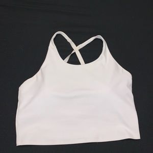 Old navy active white cropped top